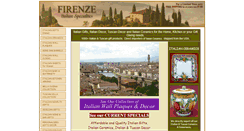 Desktop Screenshot of firenzegifts.com